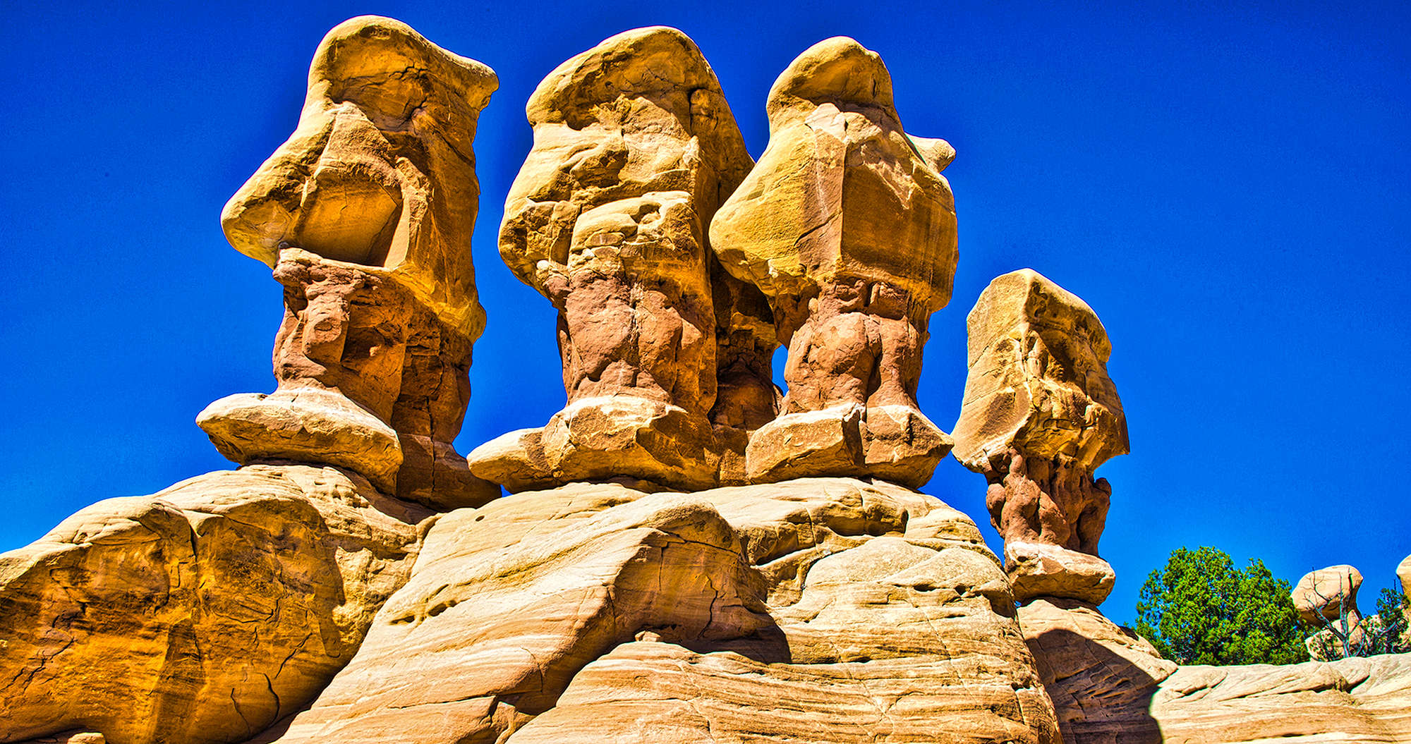 Hoodoo Noses in Escalante by Skip Weeks