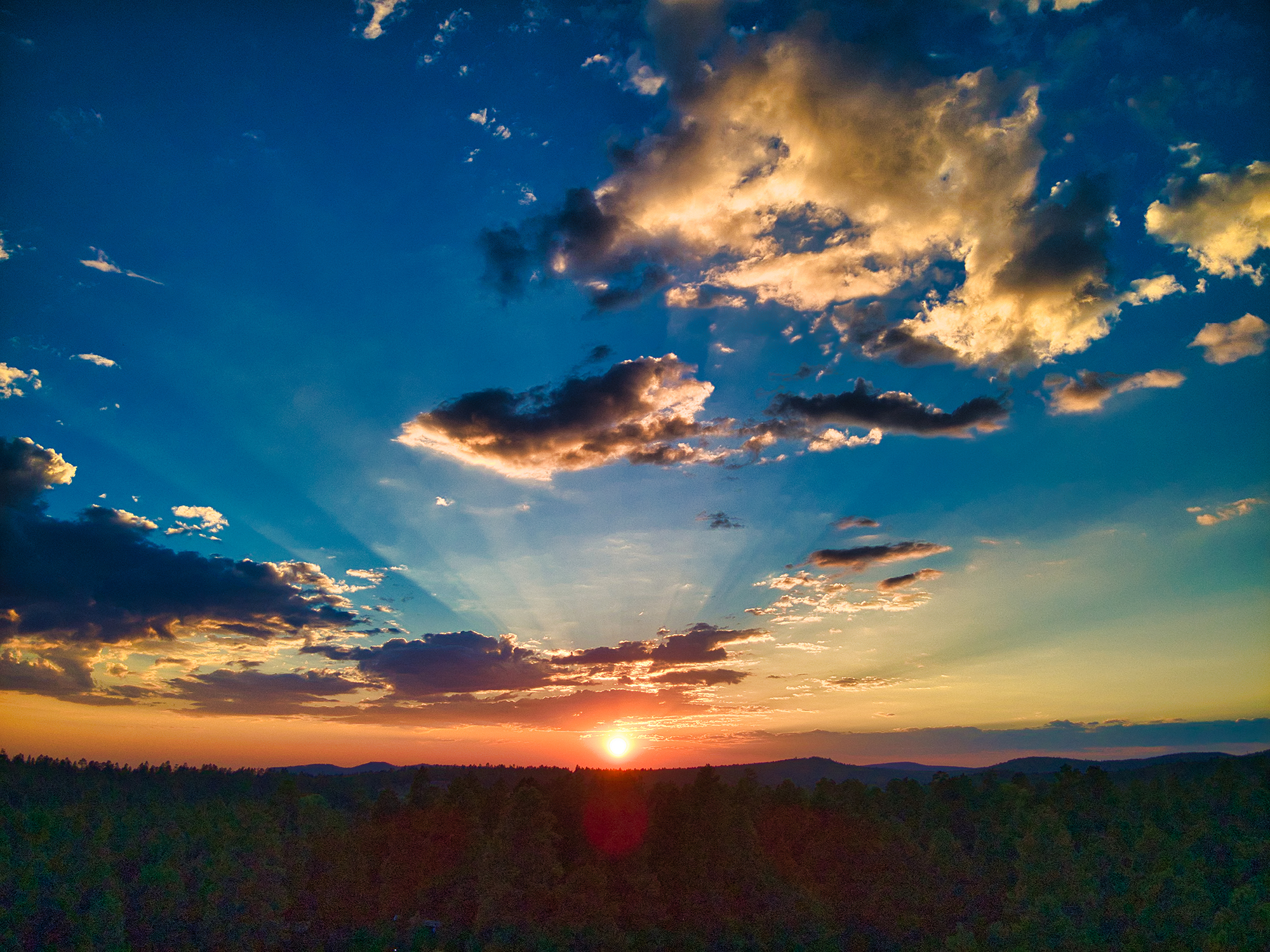 Sedona Overhead by Skip Weeks