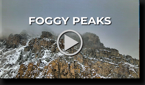 Foggy Peaks by Skip Weeks