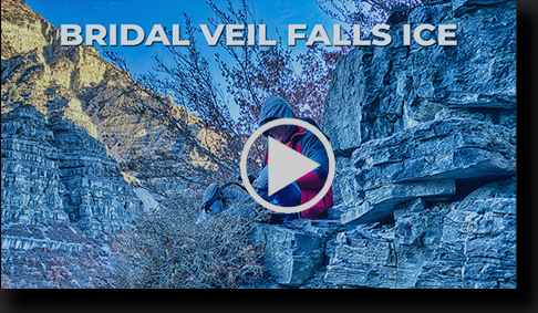 Bridal Veil Ice by Skip Weeks
