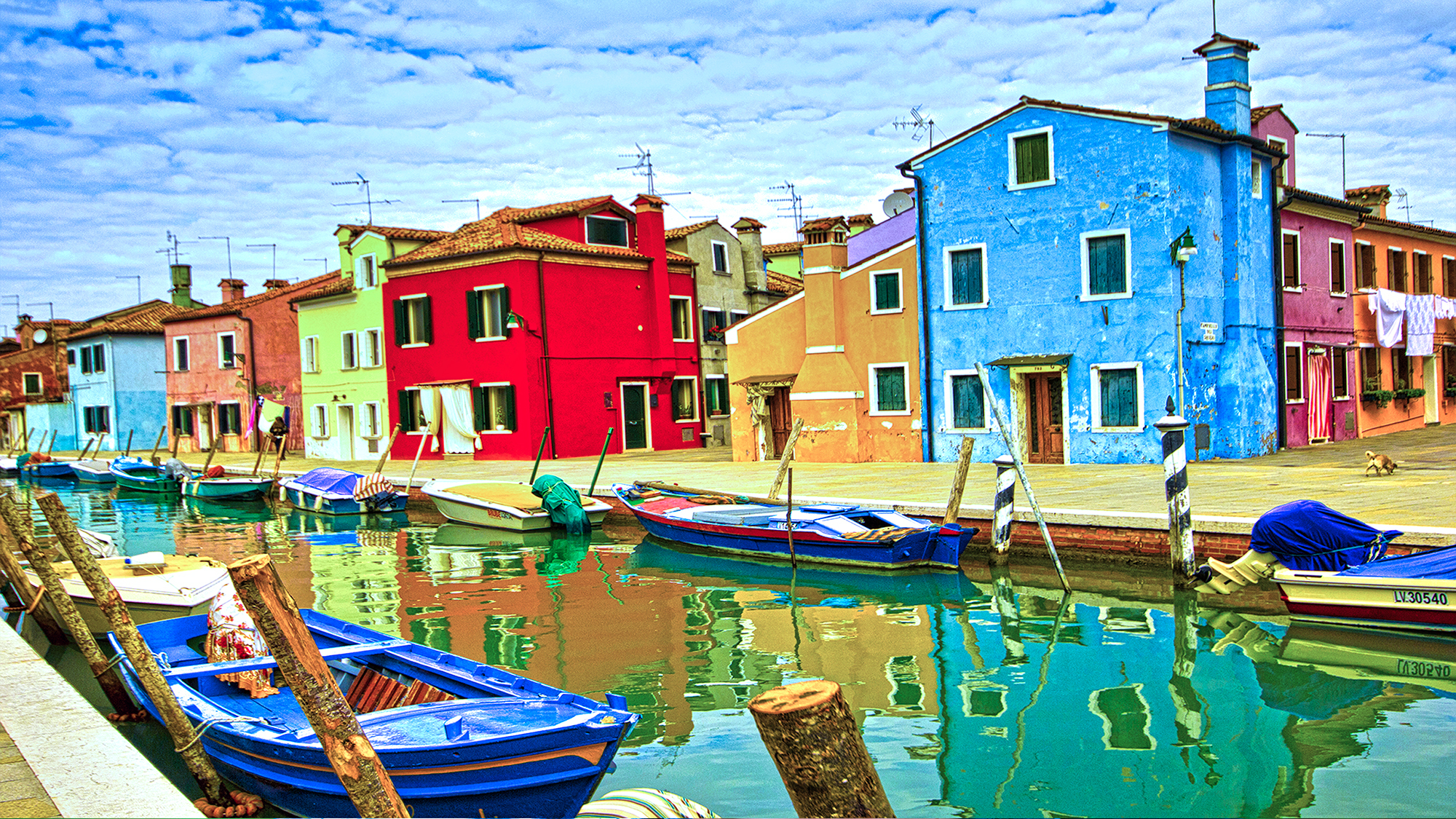 Burano Italy by Skip Weeks