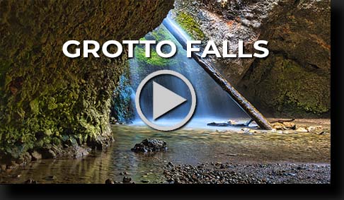 Grotto Falls by Skip Weeks
