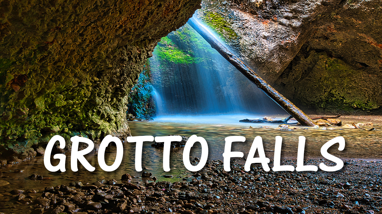 Grotto Falls by Skip Weeks