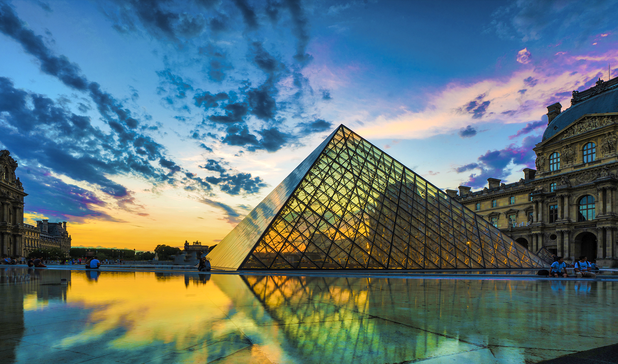 The Louvre in Paris By Skip Weeks