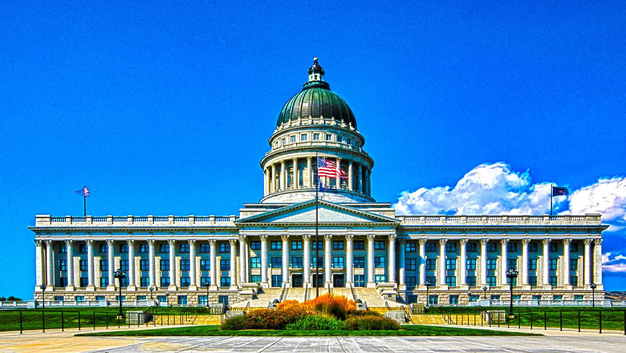 Utah State Capitor Building by Skip Weeks