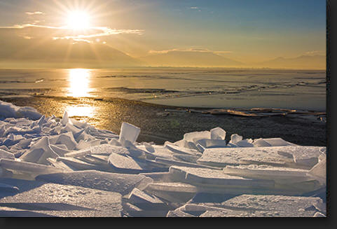 Utah Lake Ice