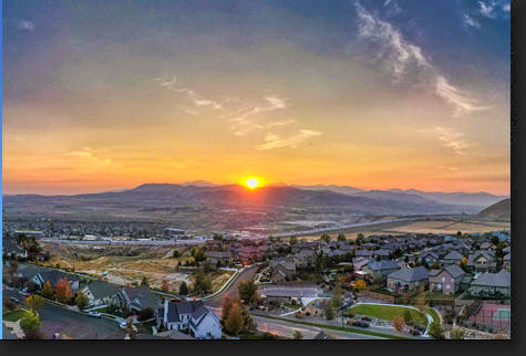 Traverse Mountain Sunset
