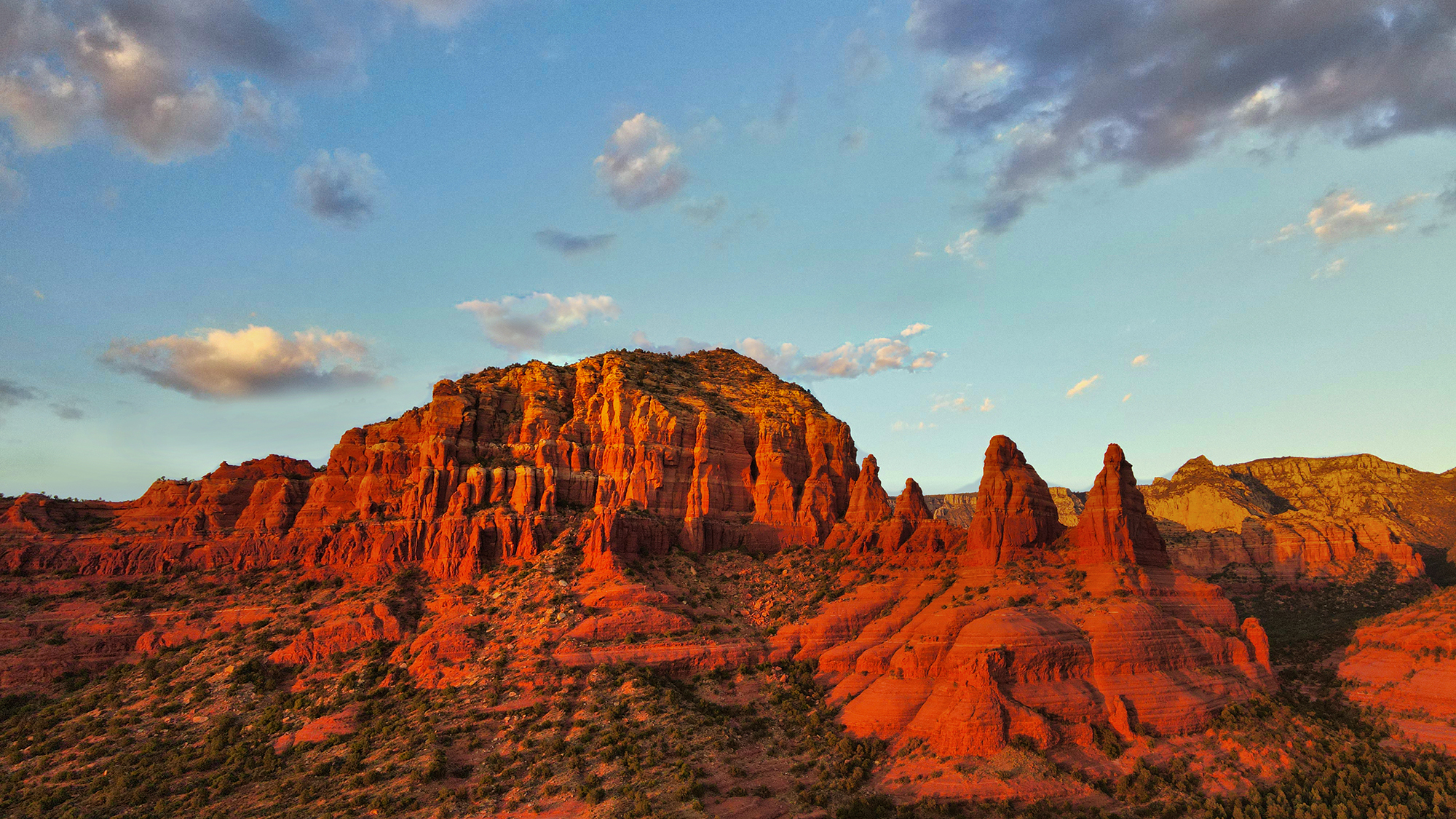 Sedona Overhead by Skip Weeks