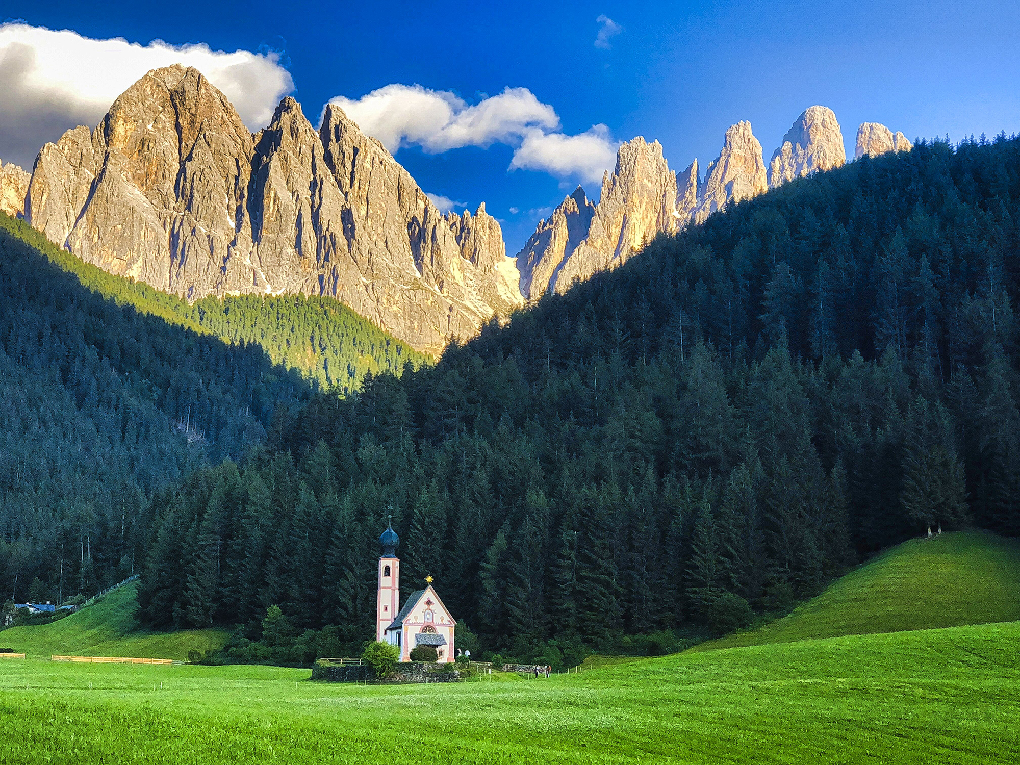 Dolomites at Sunset