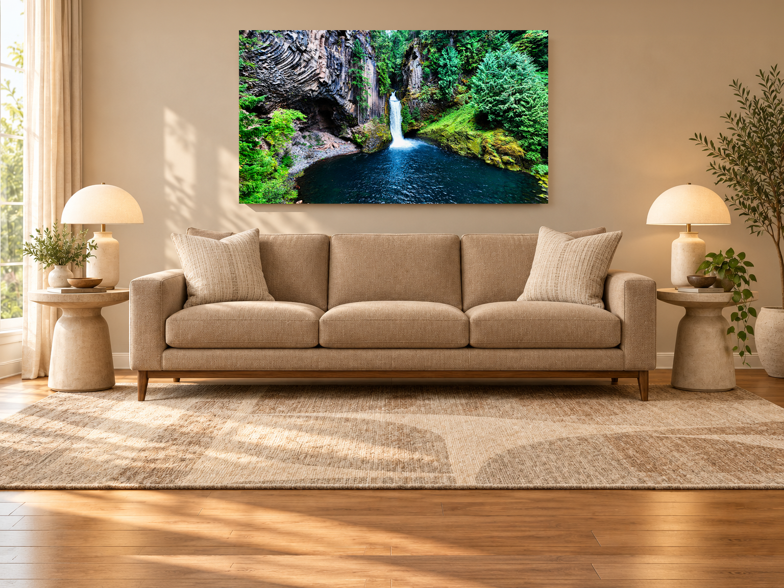 Gallery canvas print mockup