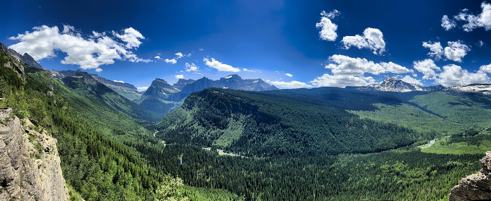 Glacier National Park Panorama