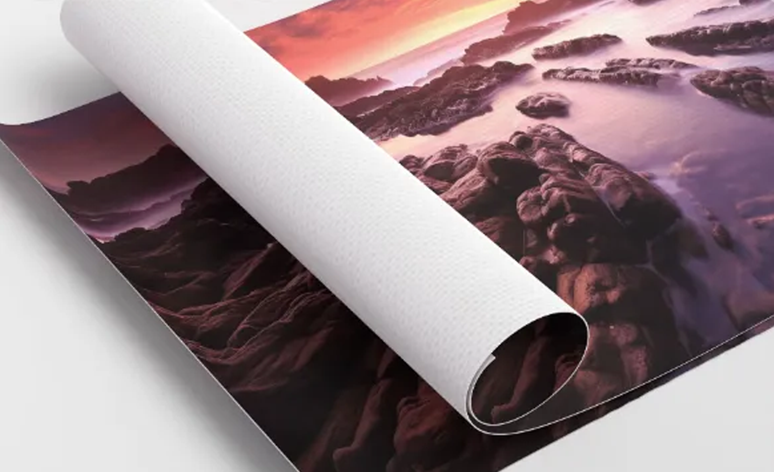 Rolled canvas print